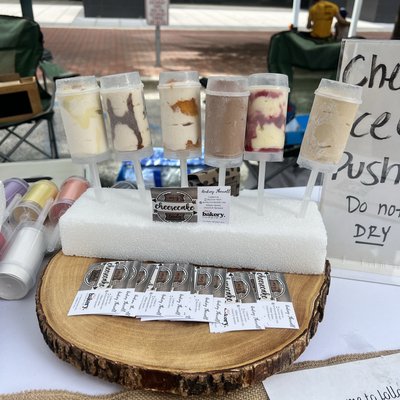 Cheesecake Ice Cream Push Pops