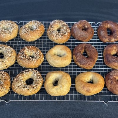 Sourdough Plain Bagels