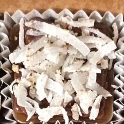 Chocolate w/ Flaky Coconut CARAMELS 