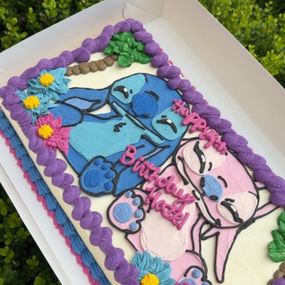1/4 Sheet Cake 