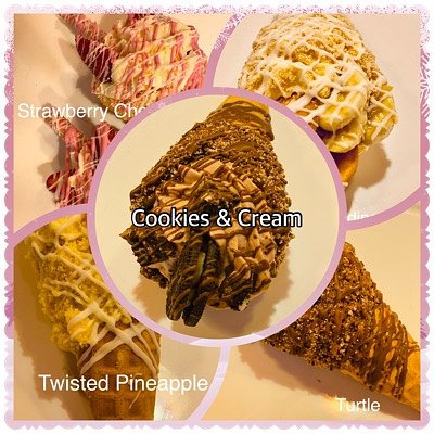 Cheesecake Waffle Cones 