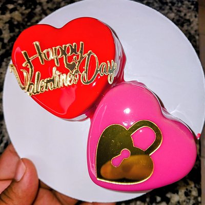 Valentines - 2 Mini Chocolate Mousse Cakes