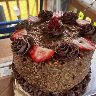 8” GF/DF GERMAN CHOCOLATE CAKE