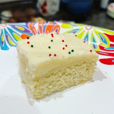 Sugar Cookie Bars topped with Vanilla Buttercream (9x13 Pan)