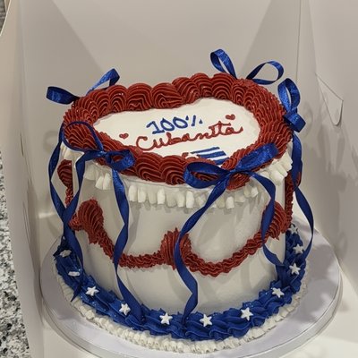 8” Heart Custom Cake