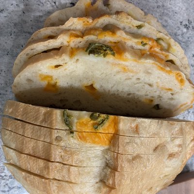 Jalapeño Cheddar Sourdough Loaf