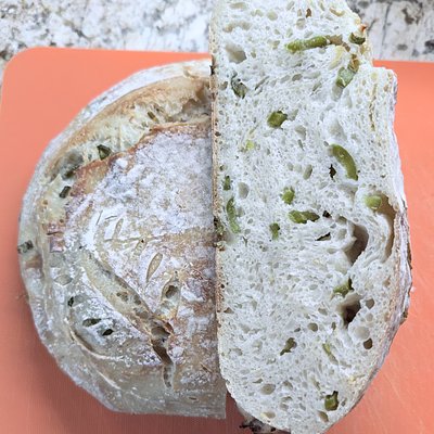 Jalapeño Cheddar Artisan Sourdough Loaf