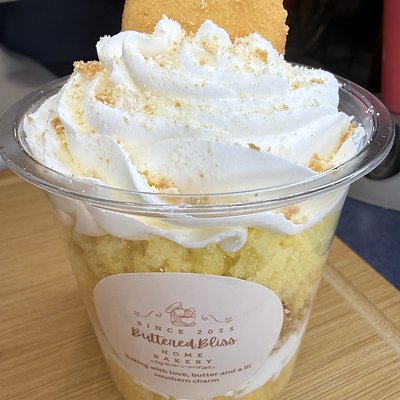 Banana Pudding  Cake Cup 