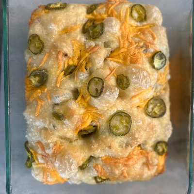 Italian Focaccia - Jalepeño Cheddar