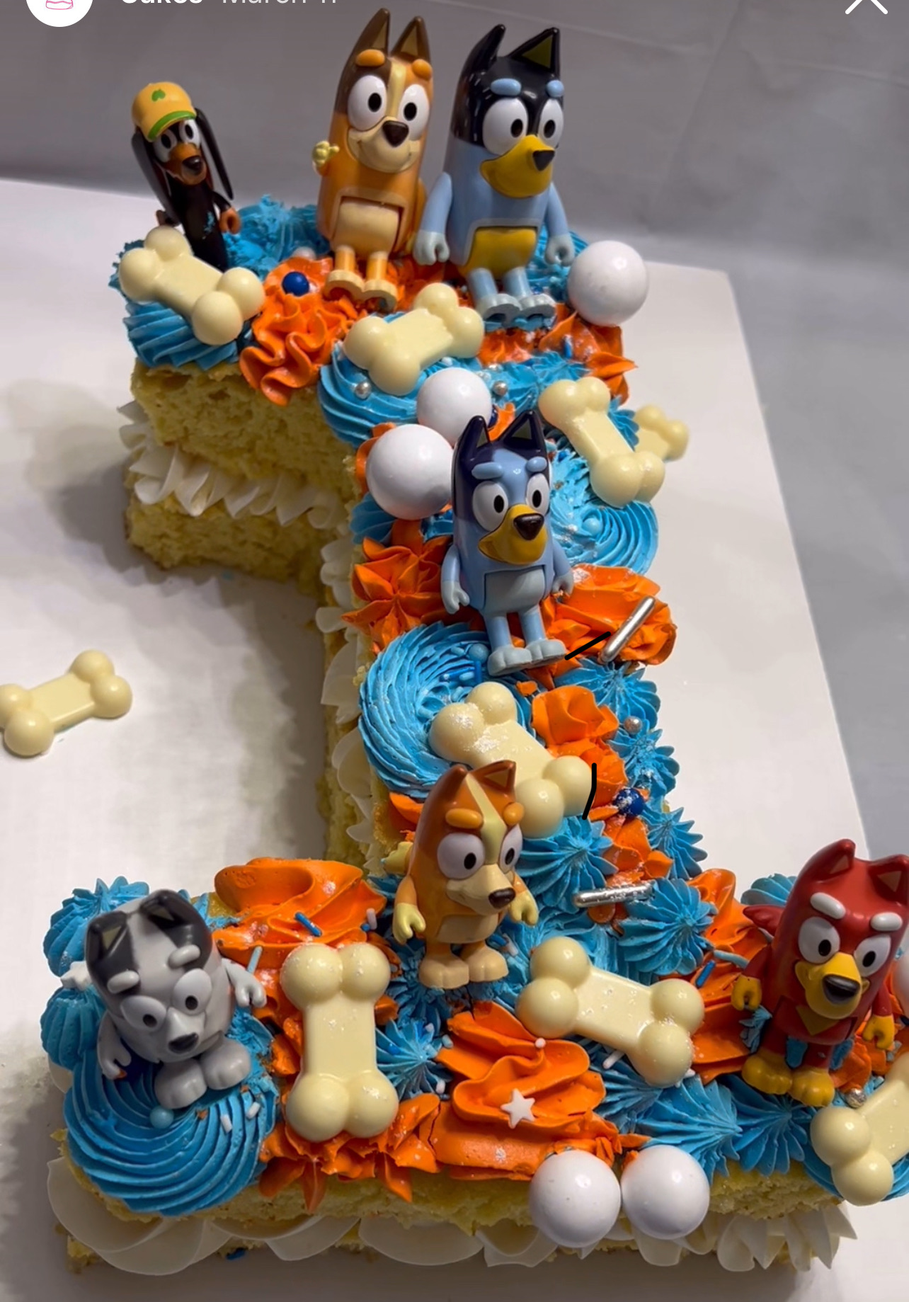 Letter/Number Cake