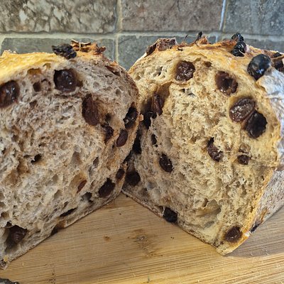 Cinnamon Raisin Sourdough Loaf 