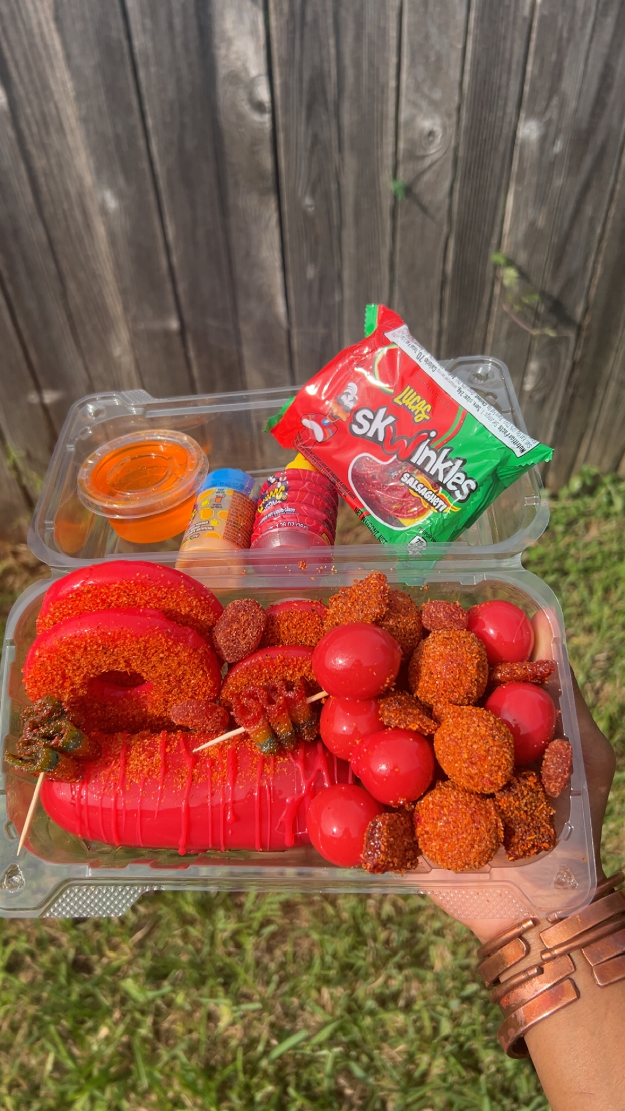 Candied Fruit Combo With Tajin & Chamoy ❤️