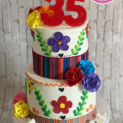 Mexican Themed Cake
