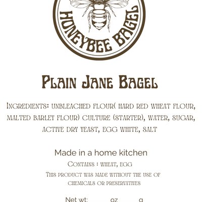 Half Dozen Plain Jane Bagels