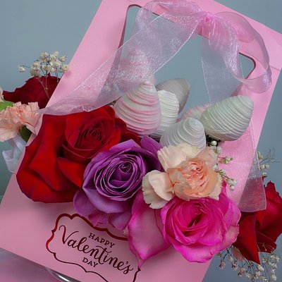 Sweetheart Strawberry Flower Box