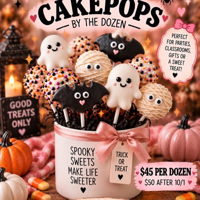 Halloween Cake Pops