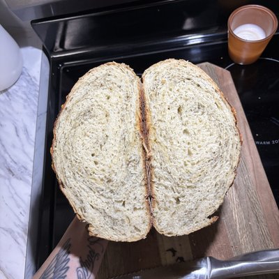 Italian Herbs & Cheese Bread 