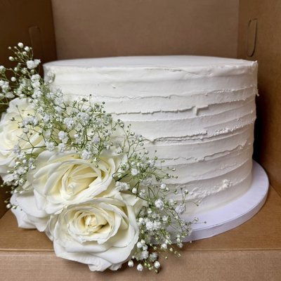 12inch Round Cake 40-42 Servings
