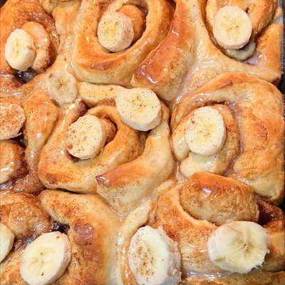 ♡ Brown Butter Banana Cloud Roll 🍌