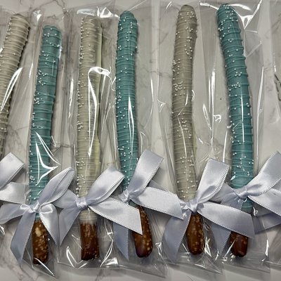 Custom Chocolate Covered Pretzel Rods