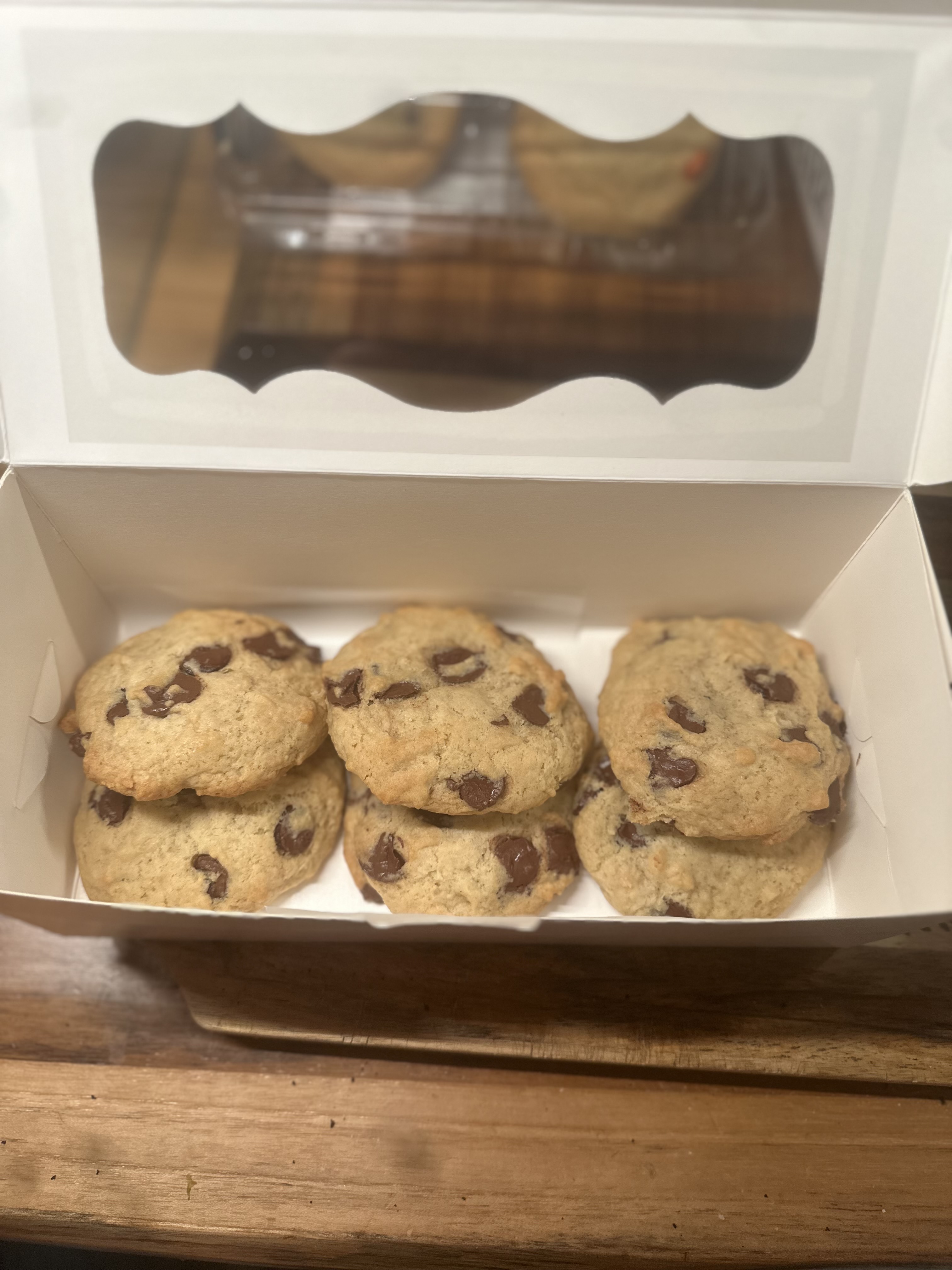 Half Dozen- Sourdough Chocolate Chip Cookies