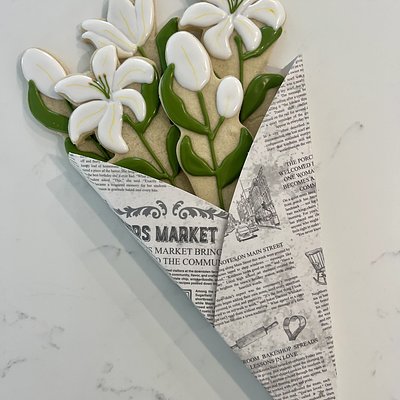 Sugar Cookie Flower Bouquet