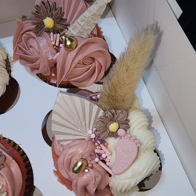 Boho/ Babyshower Cupcakes 