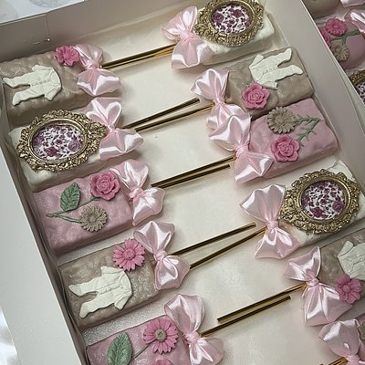 One Dozen Chocolate Cover Rice Krispies Treats 