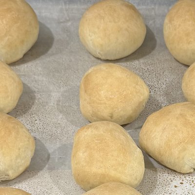 Dozen Pre Baked Sourdough Rolls 