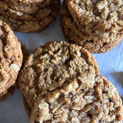 Browned butter oatmeal cookie