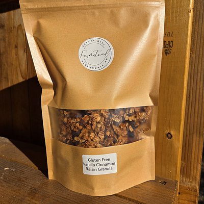 Gluten Free Vanilla Cinnamon Raisin Granola (16oz)