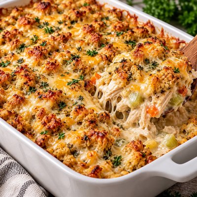 Chicken & Stuffing Bake
