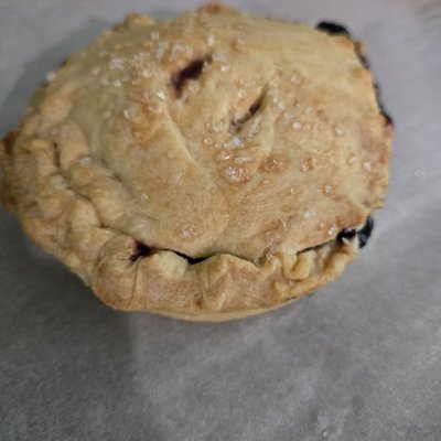 Lunchbox Blueberry Pie