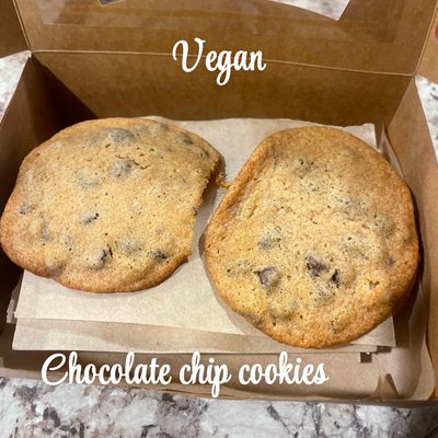 Vegan Chocolate Chip Cookies 