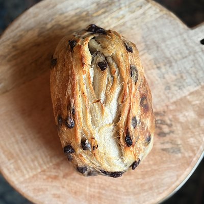 1/2 Chocolate Chip Croissant Loaf