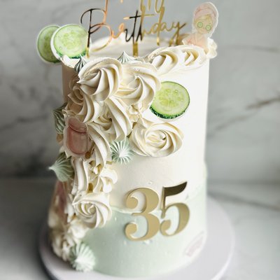 6" 3 Layer Barrel Cake 