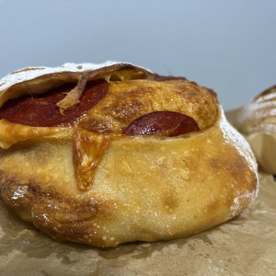 Pepperoni and Mozzarella Loaf 