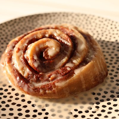 Individual Honey Sourdough Cinnamon Roll