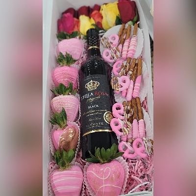 Rose & Wine Box