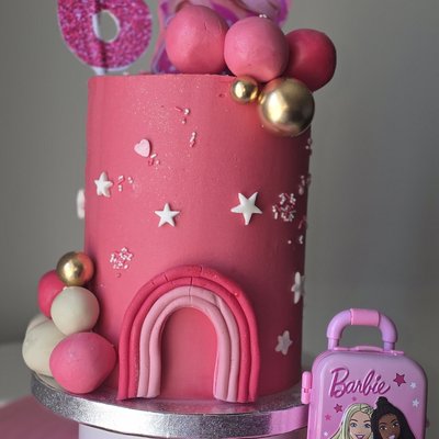 Barbie Themed Cake