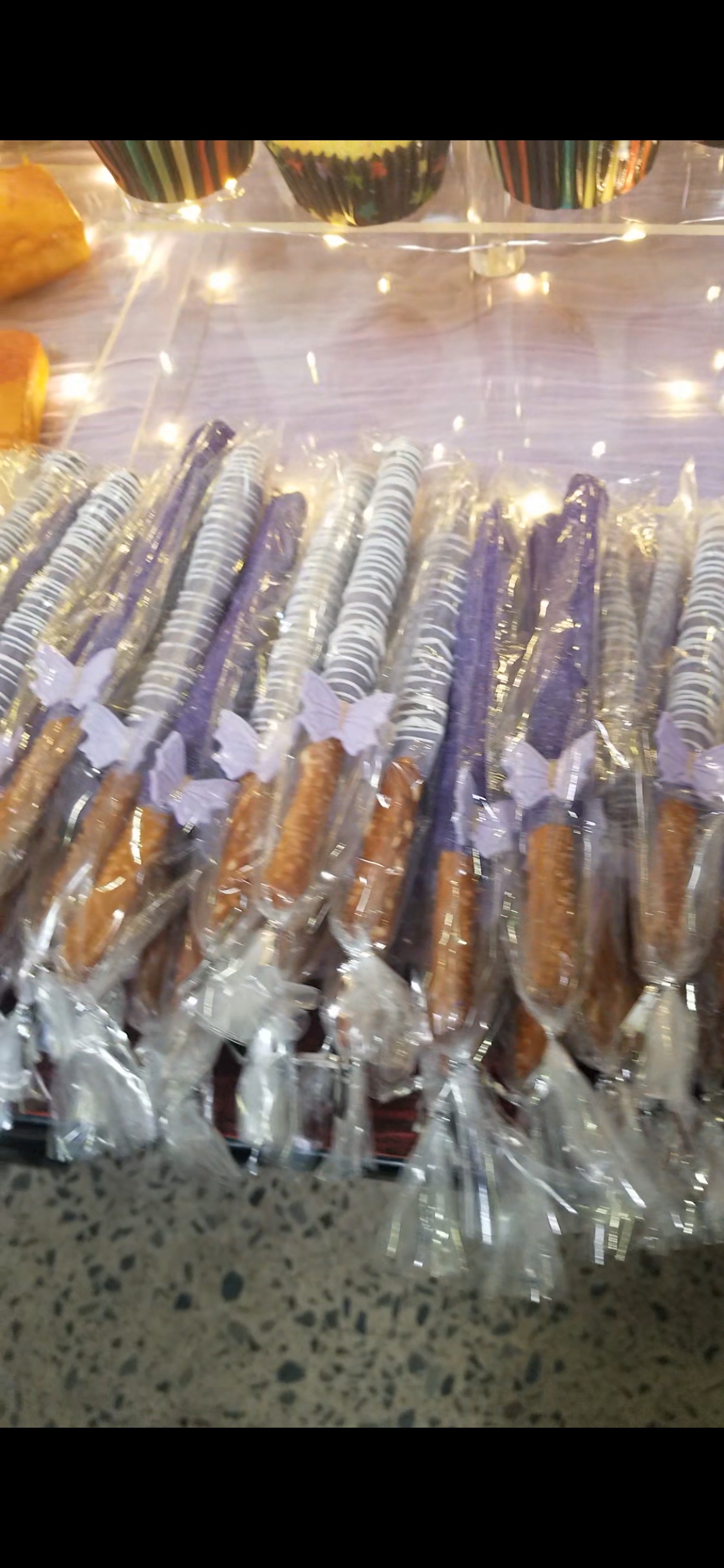 Chocolate Covered Pretzel Rods 1dozen