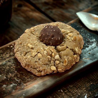 Nutella Filled Cookies With Ferreiro And Hazelnuts