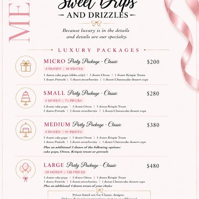 Medium Party Package