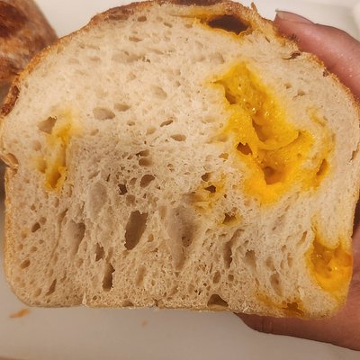 Cheesy Sourdough Bread 