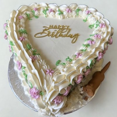 8In Heart Shapes Cake