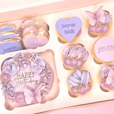 Cake, Cupcake & Cookie Box