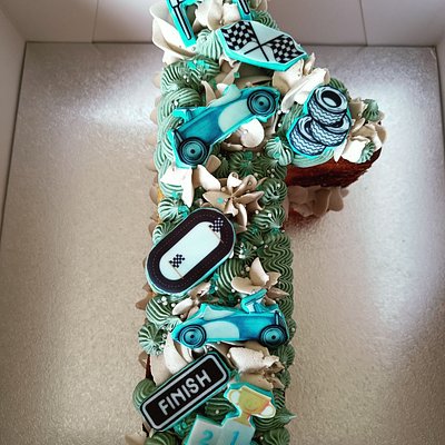 Single Digit Number Cake