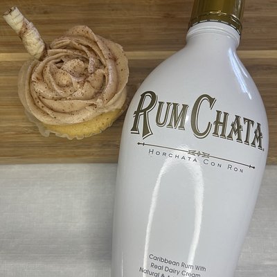 Rum Chata & Chocolate Mousse cupcake