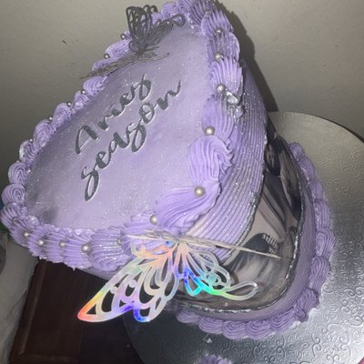 6 Inch Heart Cake 