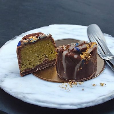 Mini Chocolate Pistachio Kataifi Bites